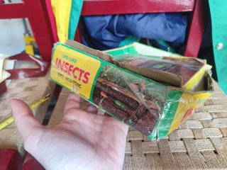 caja 80 insectos goma vintage kiosco años 70 80