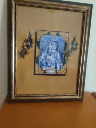 Cuadro Virgen del Valle Cerámica