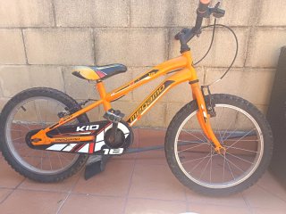 Bicicleta infantil Megamo 18 naranja
