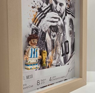 Cuadro Messi Campeón del Mundo