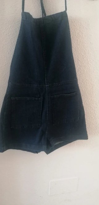 Peto corto vaquero azul