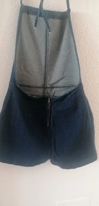 Peto corto vaquero azul