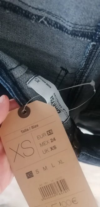 Peto corto vaquero azul