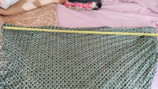 Preciosa falda larga plisada estampada