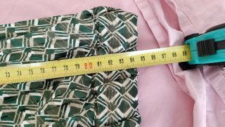 Preciosa falda larga plisada estampada