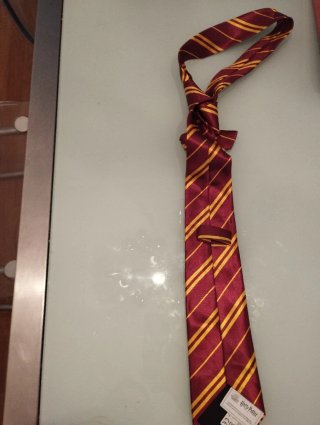 Corbata Harry Potter Rayas Roja y Dorada