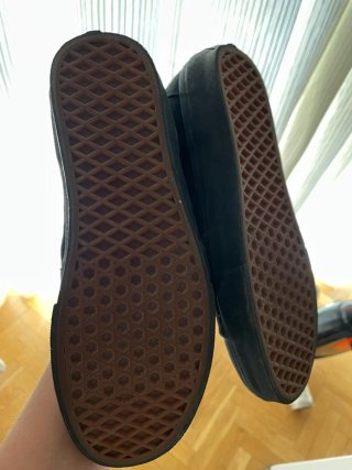 Zapatillas Vans Negras Altas, usadas una vez