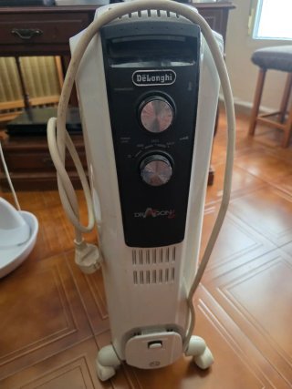 Radiador bajo consumo con ruedas