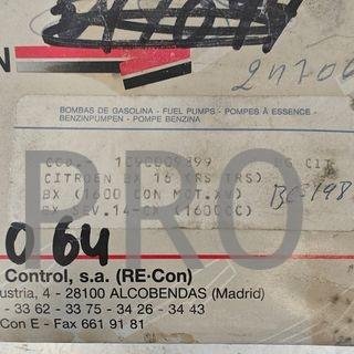 BOMBA GASOLINA CITROEN BX NUEVO BC198
