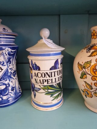 Conjunto de Alberos de farmacia cerámica catalana
