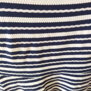 Vestido marinero rayas azul y blanco