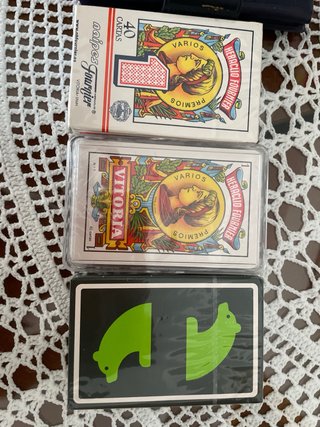 Pack Mus + 3 Barajas Cartas españolas