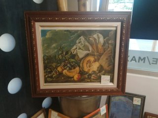 Cuadro Bodegón no es pintura es una lámina