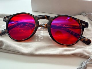 Gafas SHINU Demi Red Cristal Rojo