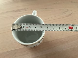 Juego 6 tazas café con plato estampado cebra