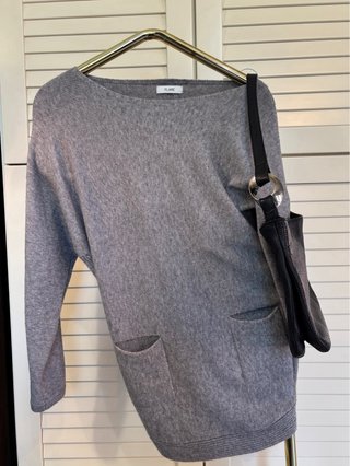 Borsa a spalla Furla in pelle martellata nera