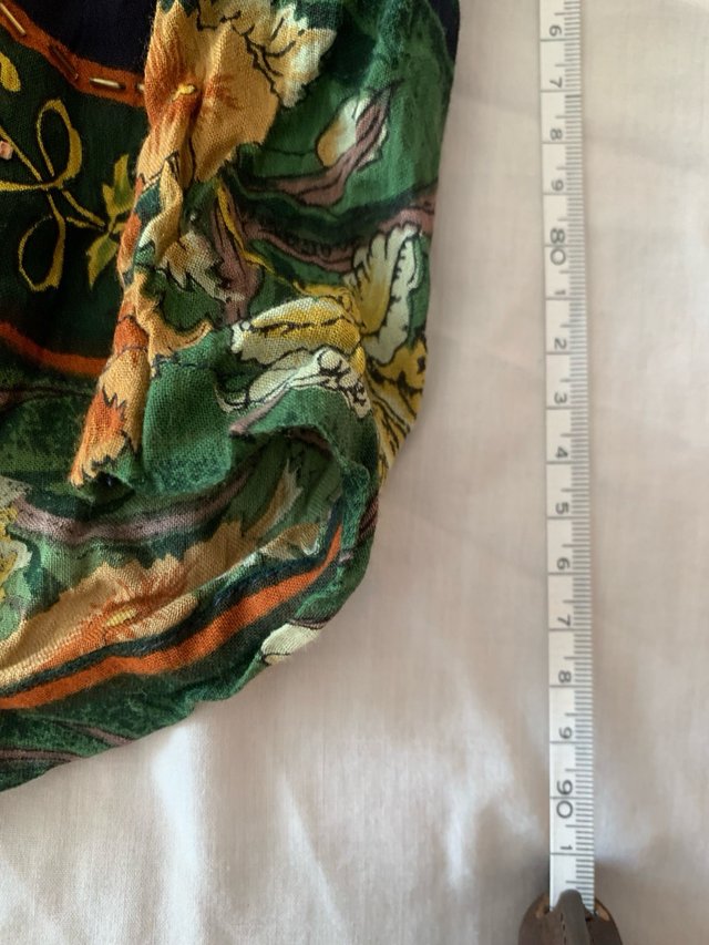 Vestido estampado floral verde