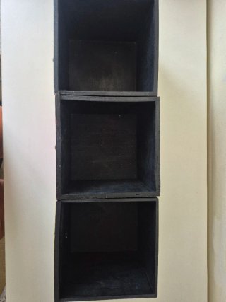 Lote 3 cajones decorativos madera