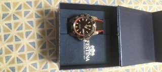 Reloj Festina Sapphire Crystal Negro/Plata