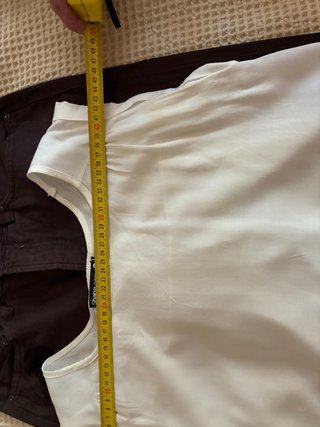 Pantalón Gant Marrón y Top Crema Talla 30