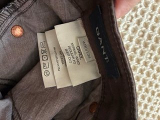 Pantalón Gant Marrón y Top Crema Talla 30