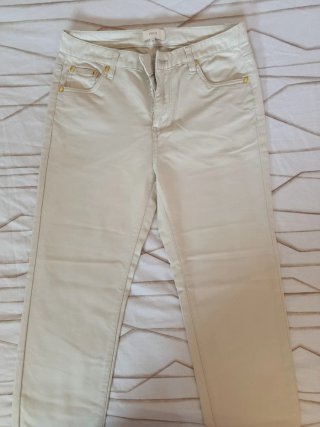 Pantalón mujer beige