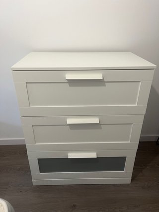 Cómoda Ikea Blanca 3 Cajones
