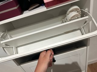 Zapatero Ikea blanco Brusali