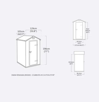 Caseta de jardín Keter Manor 4X3