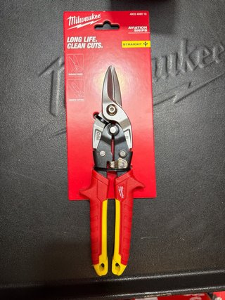 Tijeras para pladur Milwaukee Rectas