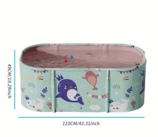 Bañera Portátil Infantil Ballena 110cm