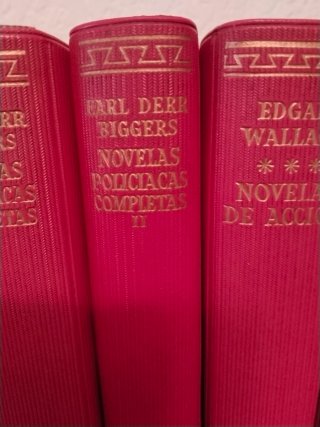 Novelas de misterio colección Aguilar