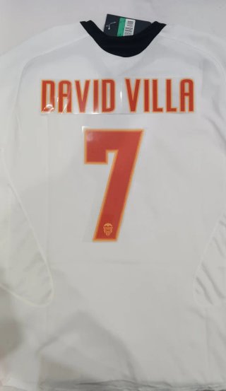Camiseta Valencia David Villa Total 90