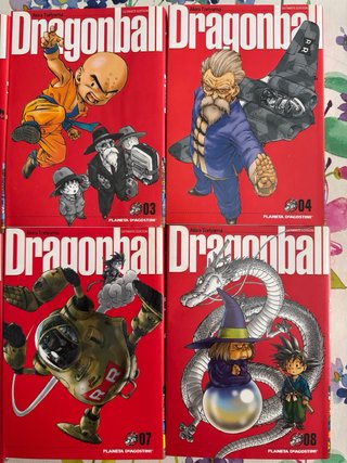 8 mangas Dragon Ball Nº1-8