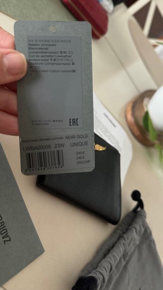 Monedero Zadig&Voltaire Negro y Dorado