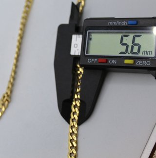 Cadena de oro de 18k. Peso: 11.06 gr.