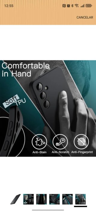 Funda Samsung galaxy S24  JETech Slim y protector