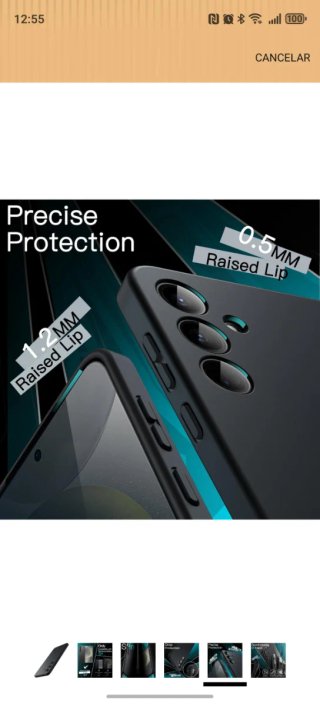 Funda Samsung galaxy S24  JETech Slim y protector