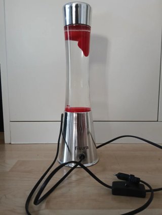 Lámpara de lava Fisura (40 cm alto)