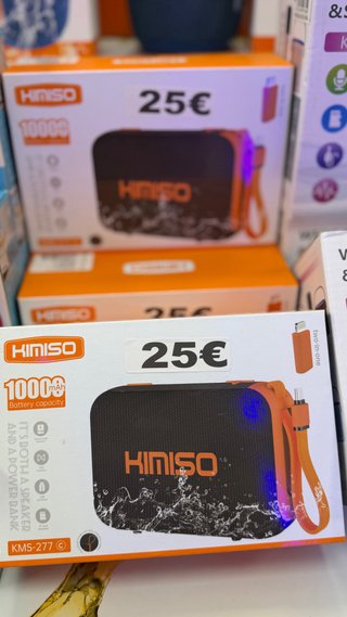 Altavoz Kimiso KMS-277 Bluetooth 10000mAh Power Ba