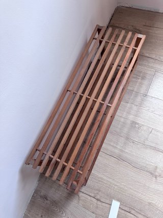 Zapatero de madera 2 niveles