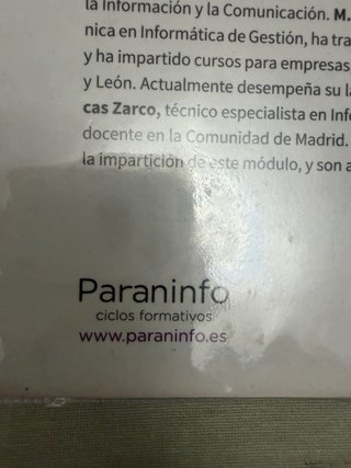Montaje y mantenimiento de equipo.
