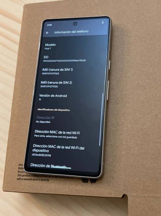 Google Pixel 7 Blanco Plata