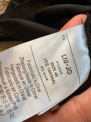Liu Jo Abito Nero e Beige Taglia M