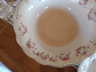 Vajilla antigua porcelana LCSJ años 40