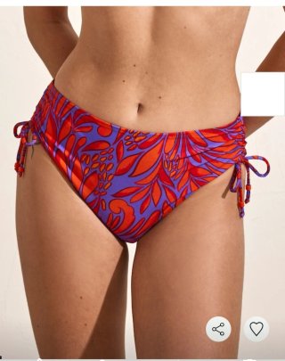 Bikini Selmark Naranja y Morado Talla L