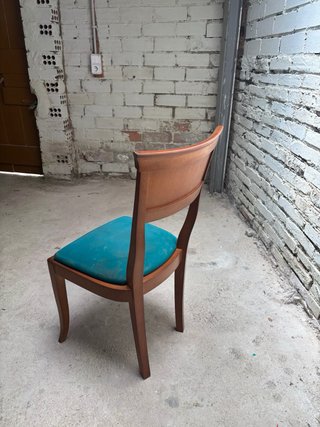 Conjunto de 3 sillas vintage de madera