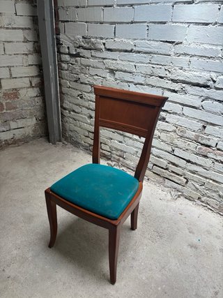 Conjunto de 3 sillas vintage de madera