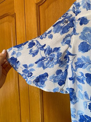 Camisa de verano manga corta Mango mujer Talla S