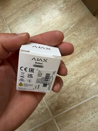 AJAX Button Jeweller Pánico